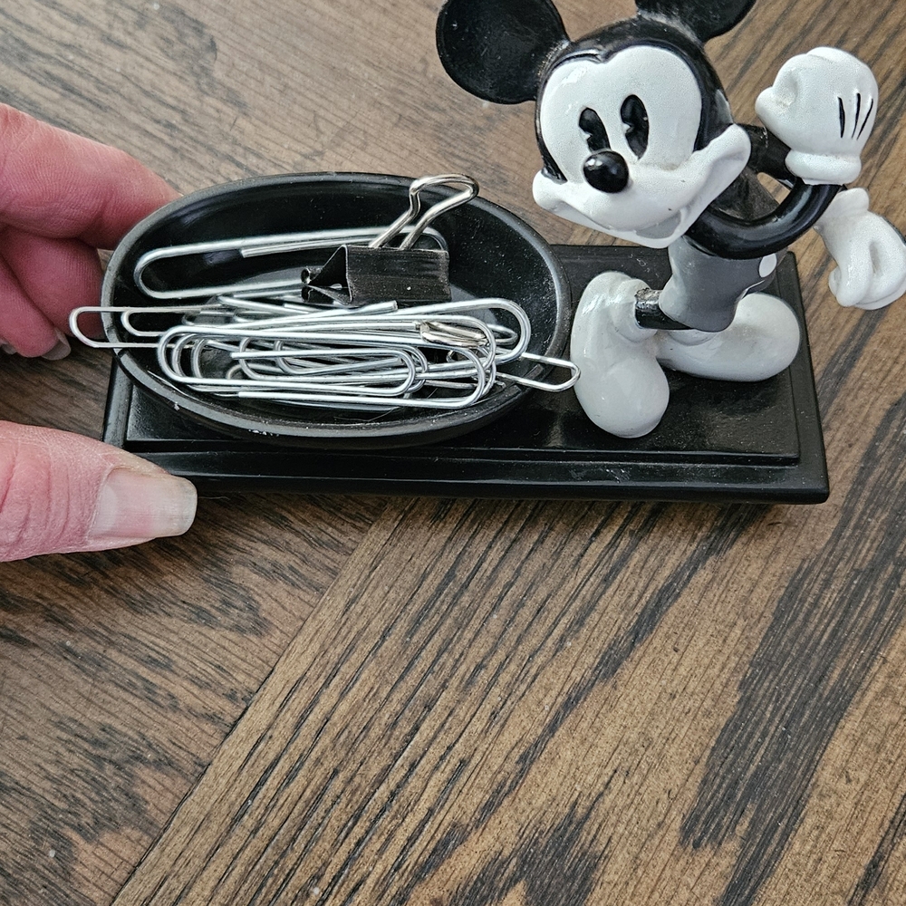 Disney Mickey Mouse Black and White Home Office Set - Picture 2 of 8